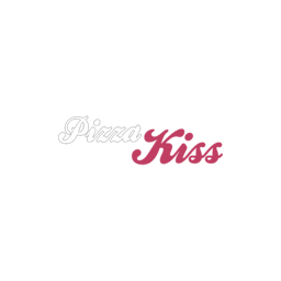 Pizza Kiss logo.